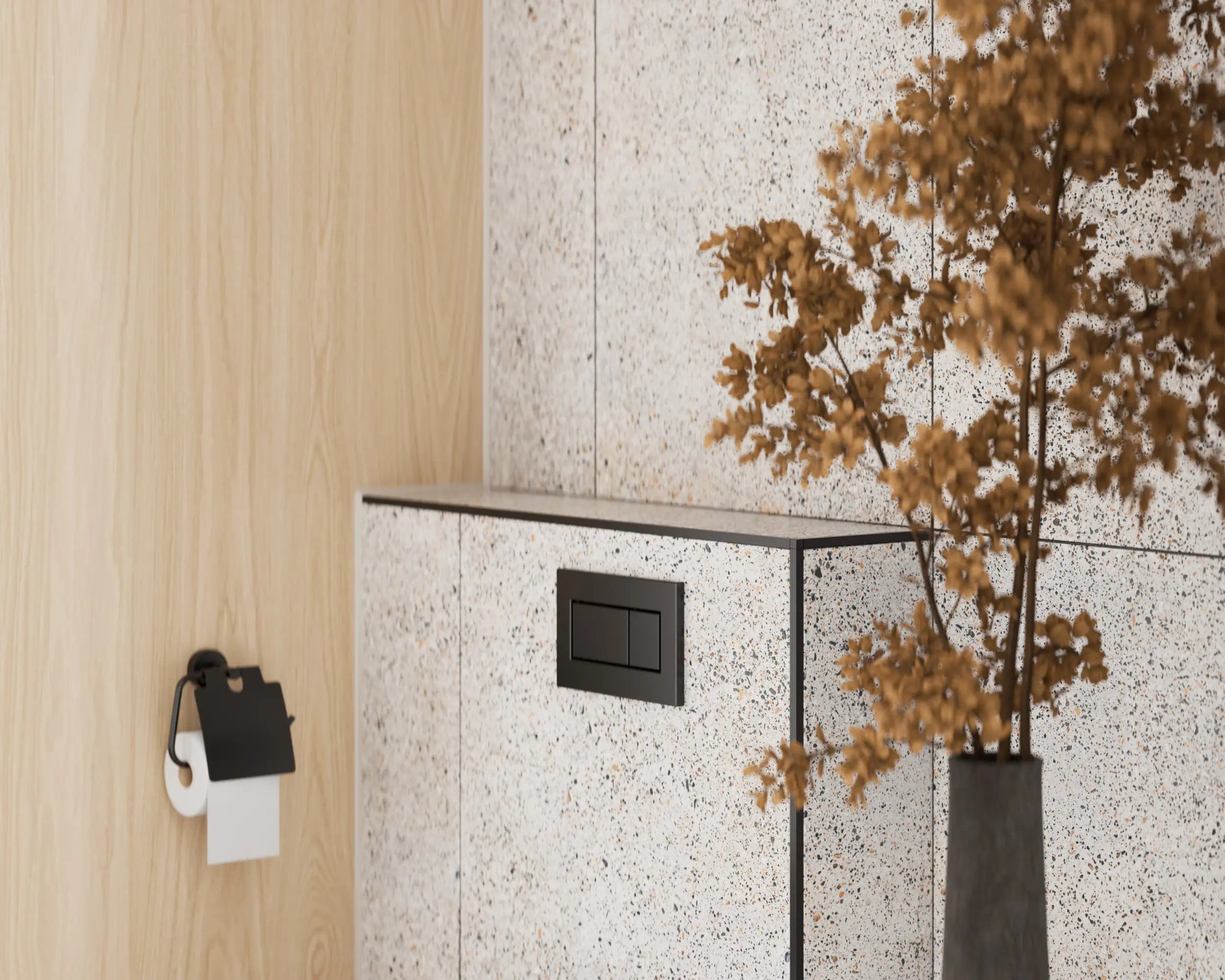 Perfil decorativo em aço inoxidável QS para azulejos preto acetinado - 10,5 x 2700 mm - 7