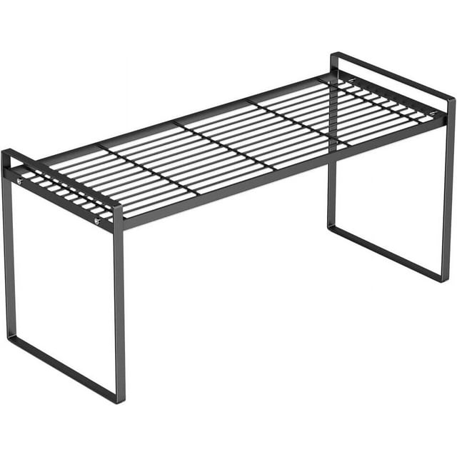 Półka do przechowywania w szafie, szafka pod zlew, stalowa, układana w stosy, odporna na rdzę, solidna, antypoślizgowa, 50 cm, czarna