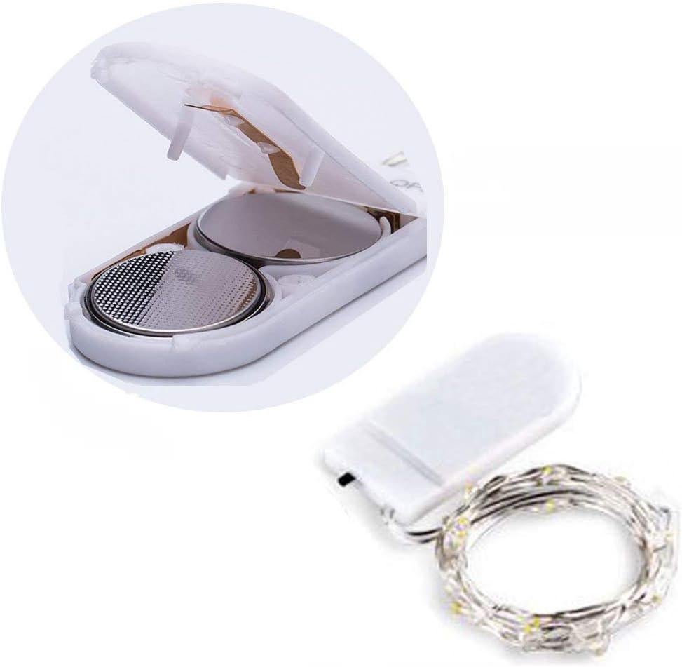 Lot De 3 Mini Guirlandes Lumineuses Avec Piles - 2 M - 20 LED - Pour L'extéri