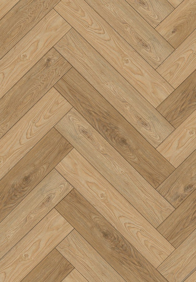 Mexen Sunset Hills panneaux en vinyle en chevrons 635 x 127 mm SPC 6,5 mm, sous-couche 1,5 mm, 4 V-Fuge, Chêne - F1170-0635-127?