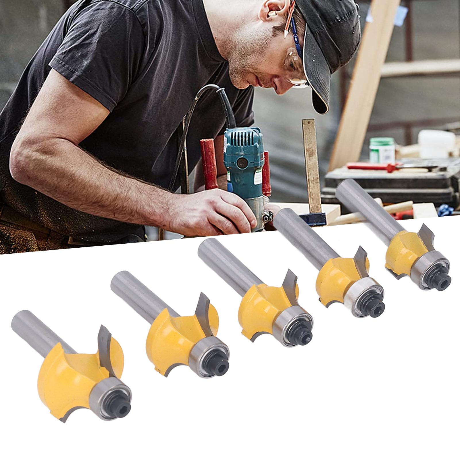 Lot De 5 Fraises Pour Outil (type Dremel) - Référence 630.0900 - Neuf - Fabriqué En France
