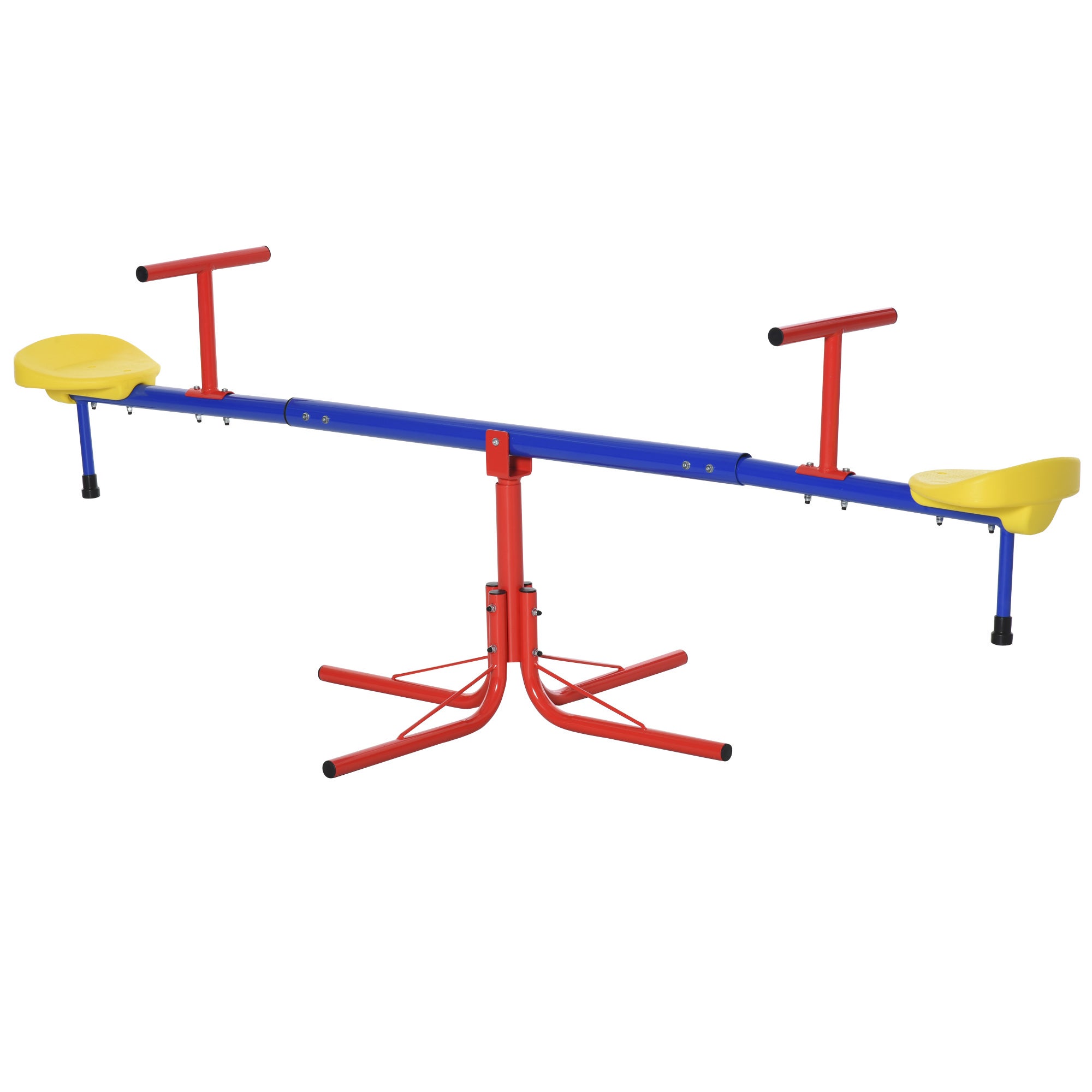 Banc à Bascule 3 Places, Balançoire De Jardin En Acier Avec Porte Gobelets 200 X 120 X 164 Cm Marron 210357764