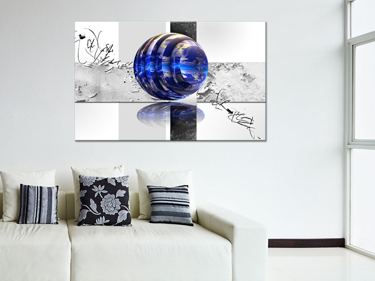 Tableau plexiglas déco abstraite BILLE - 3