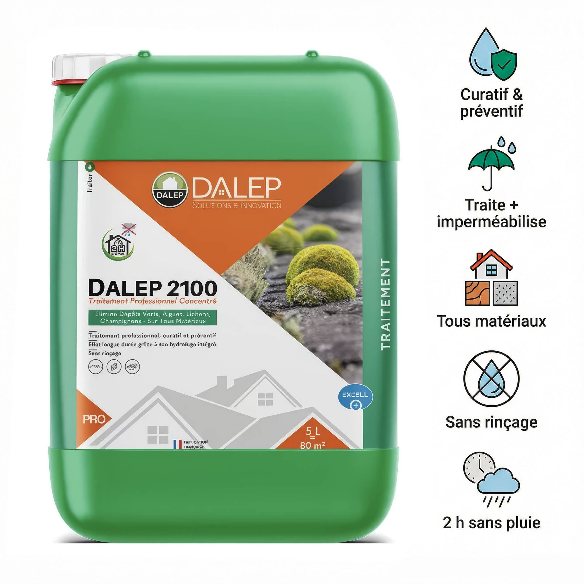 DALEP 2100 – ANTIMOUSSE CONCENTRE - 20 litres - 3