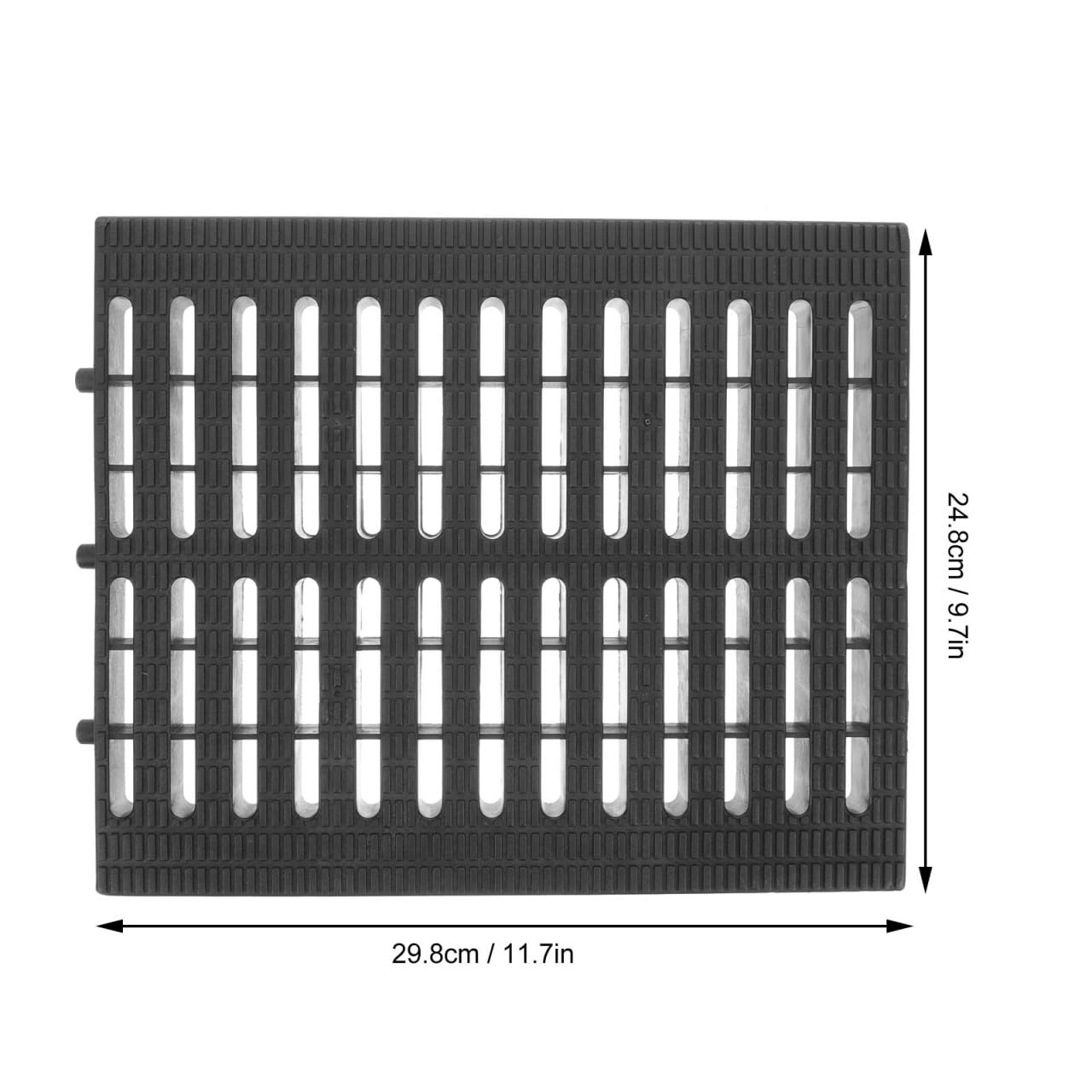 Grille De Drainage, Plastique Grille De Drainage Exterieur, Couverture D'éGout ExtéRieure Pour Jardin Garage Protection Contre Feuilles - 3
