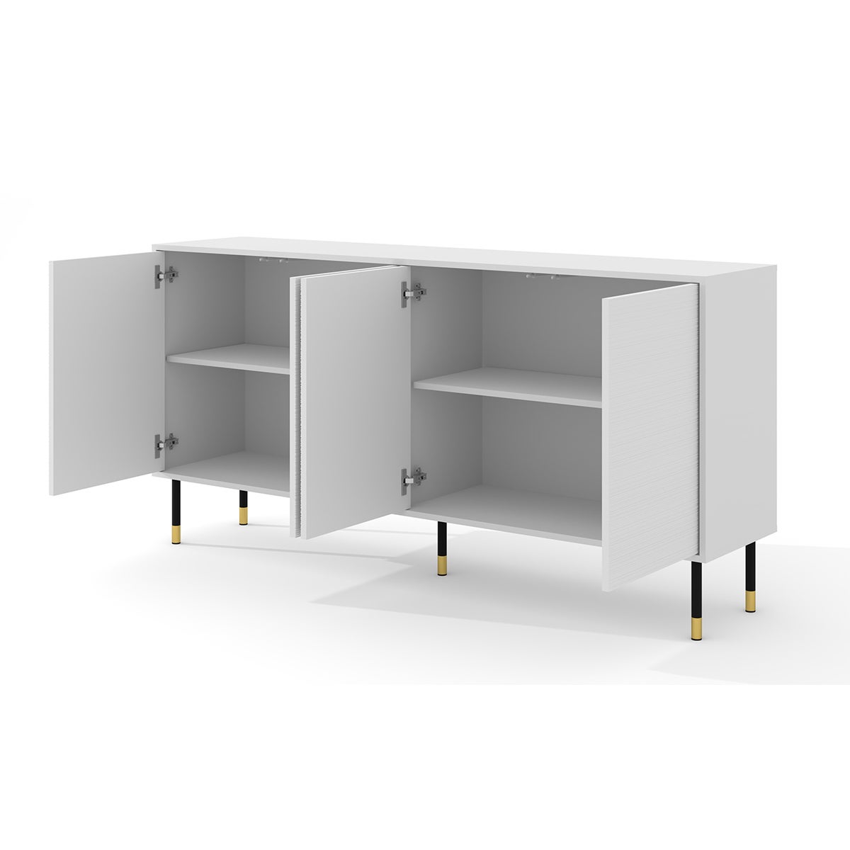 Aparador 4 portas Rani branco 60cm - 2