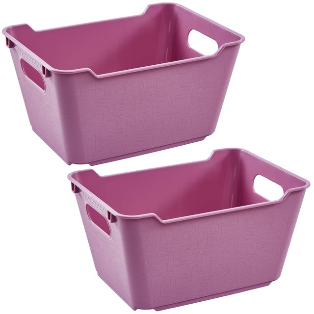 LABRIMP Panier de rangement mural moderne en polypropylène résistant à l'eau pour douche et cuisine Blanc