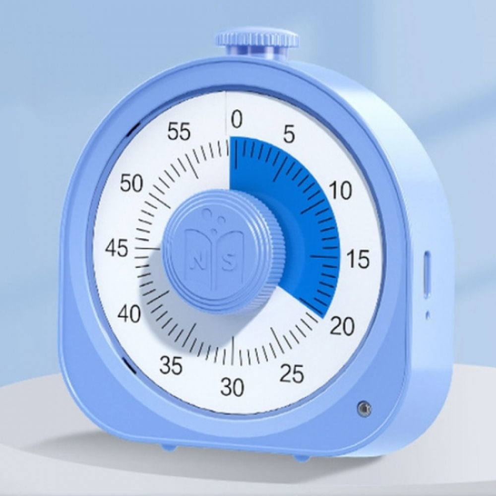 Minuterie Visuelle 60 Minutes, Mécanique Avec Support Magnetique Sans Piles Ideale Pour Les Salles De Classe Et Les Enfants Jaune 98807561