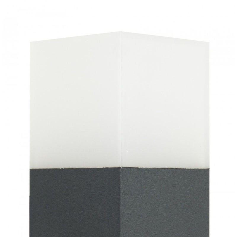 Lampa ogrodowa stojąca Cube ciemnoszara 1xE27x20W IP44 wym: 58 x 8 x 8 cm aluminium SU-MA
