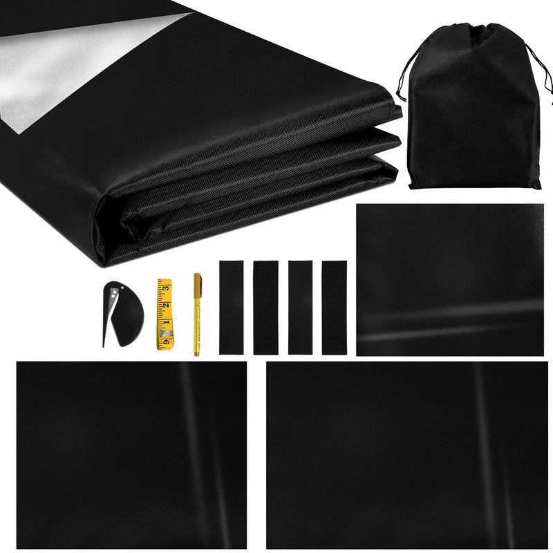 Qualsen Store 100 % occultant - 200 x 150 cm - Rideaux occultants portables à coller - Sans perçage - Matériau occultant temporaire - Pour chambre à coucher, chambre d'enfant, voyage et voiture de Qualsen Store 100 % occultant - 200 x 150 cm - Rideaux occultants portables à coller - Sans perçage - Matériau occultant temporaire - Pour chambre à coucher, chambre d'enfant, voyage et voiture de