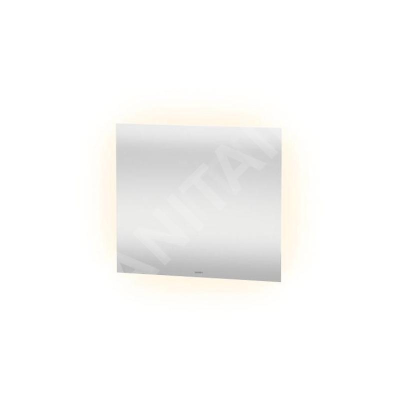 Duravit luz y espejos mejor espejo con iluminación led, interruptor sensor, calefacción de espejo, iluminación indirecta, altura 700mm, blanco brillo