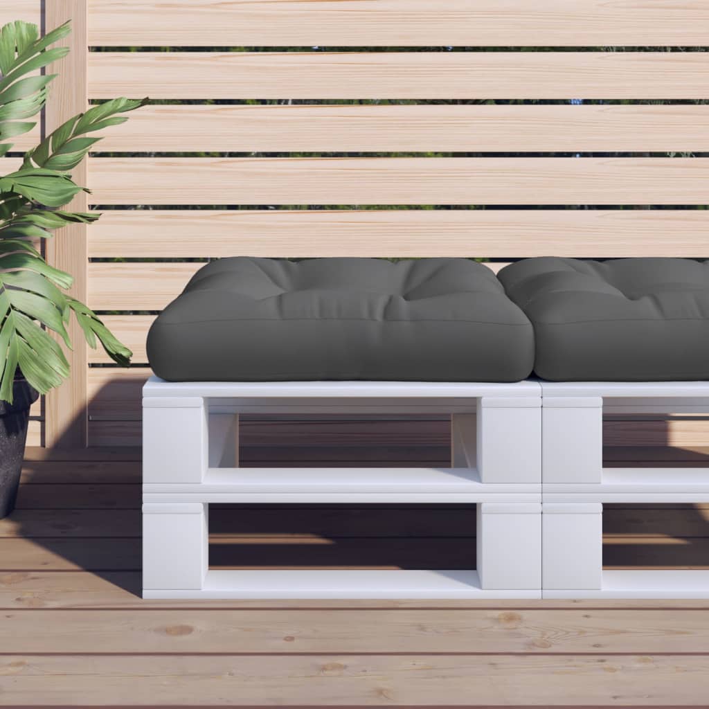 Maison exclusive - cojín para sofá de palets de tela antracita 60x61,5x10 cm