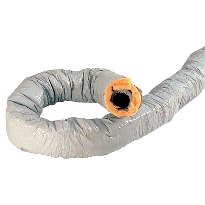 6m Conduit souple PVC ⌀125 isolé 25mm - T 127 CR L6M - 423053 ATLANTIC - 423053 - 2
