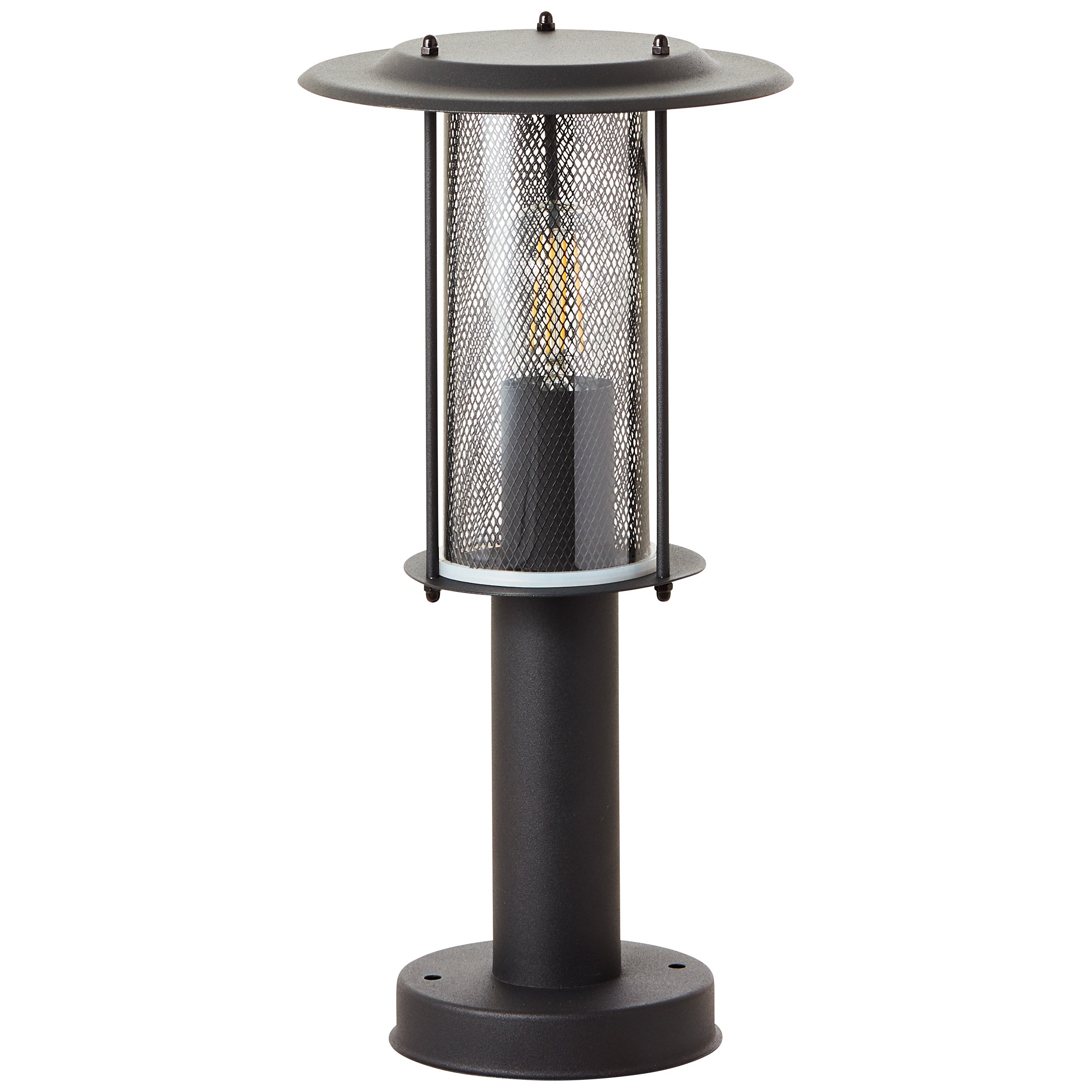 Brilliant Detroit zewnętrzna kolumna oświetleniowa 40 cm czarny matowy Metal, tworzywo sztuczne 1x A60, E27, 20 W, pasuje do zwykłej żarówki (brak w z - 2