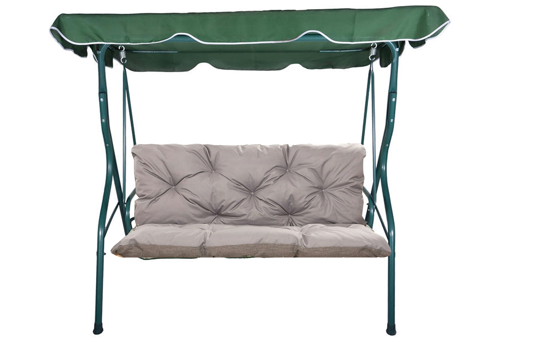 Poduszka ogrodowa na huśtawkę 160x60x50cm poduszka na meble ogrodowe jasna szara, poduszka na balkon taras, poducha ogrodowa na ławkę