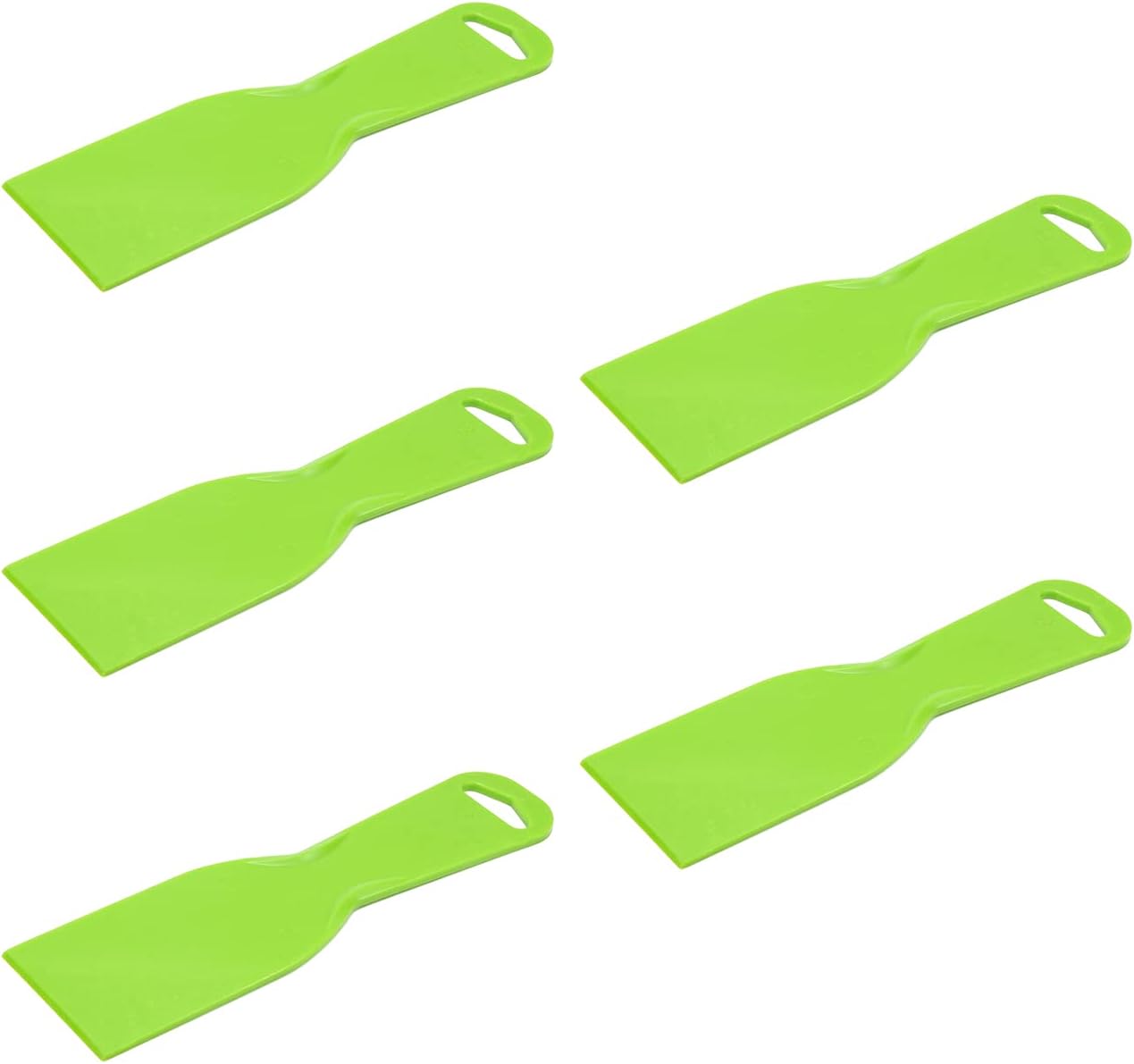 Jednorazowych, zielonych, elastycznych, plastikowych szpachelek (5 cm)