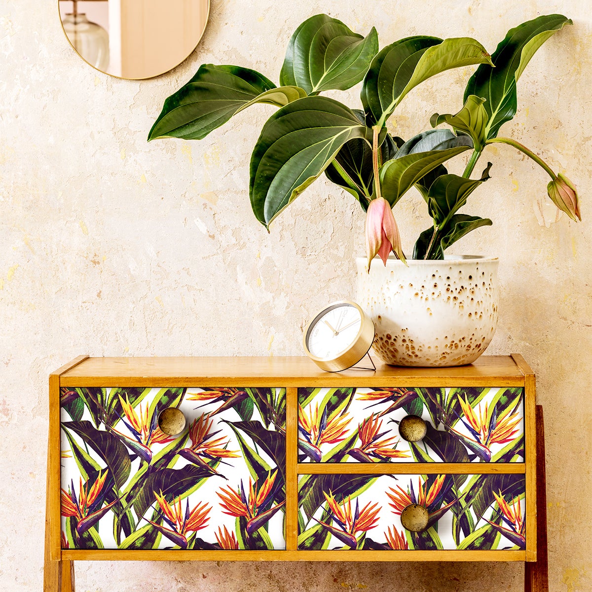 Adesivo mobili tropicale ronzho - Sticker adesivo - adesivi murali - 40x60cm - 3