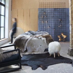 Tapis peau de vache synthétique antidérapant Rodeo Z