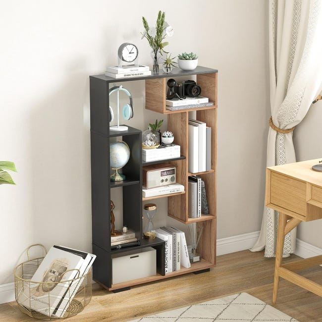 Scaffale Libri GIANTEX Con Cubi Aperti - 2/3/4/6 Moduli, Bianco, Con Antiribaltamento - Foto 1