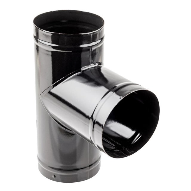 Té vitrifié 150 mm | Té pour conduit de cheminée | Raccord pour conduits d'évacuation des fumées