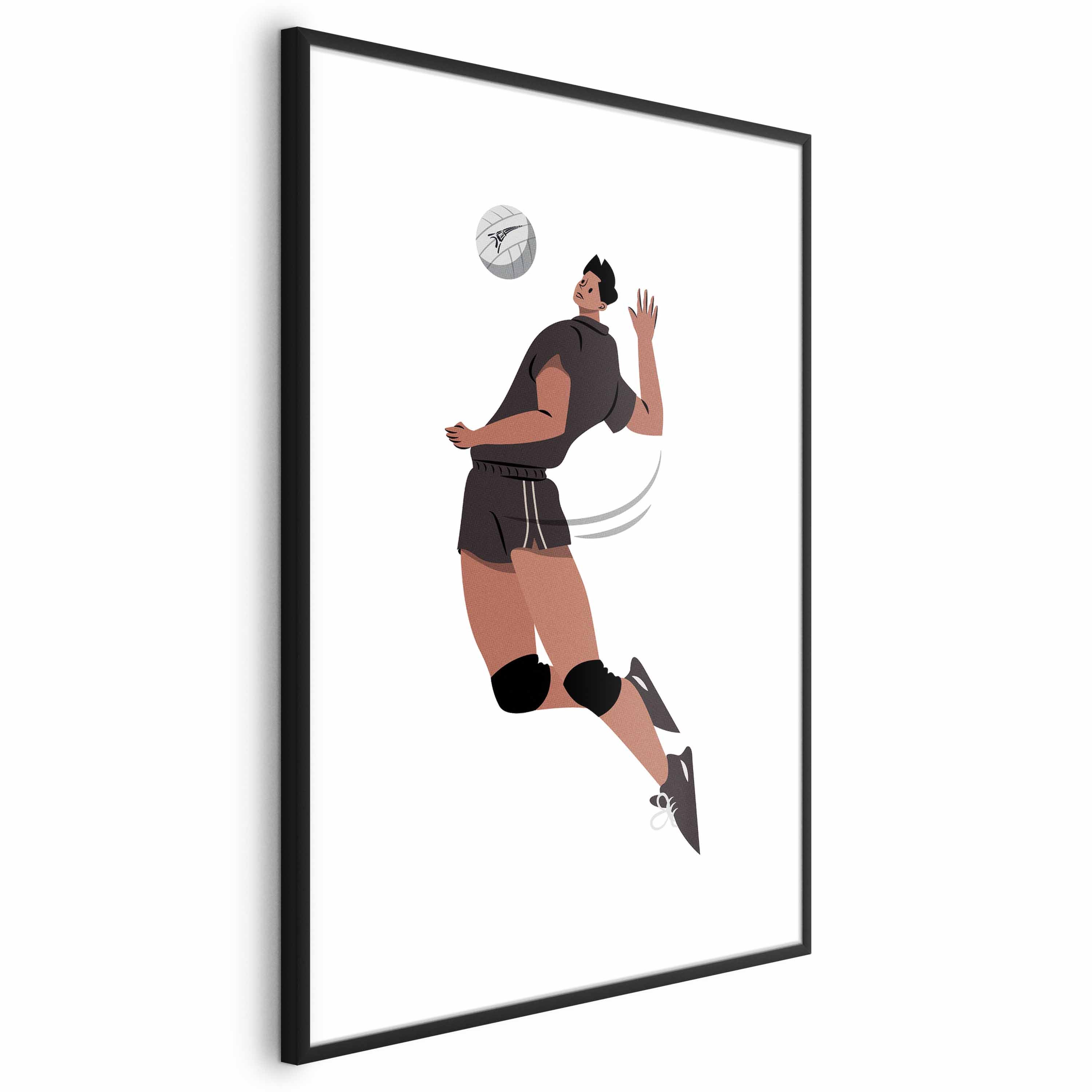 BNQL Collana da donna con ciondolo a forma di pallavolo, regalo