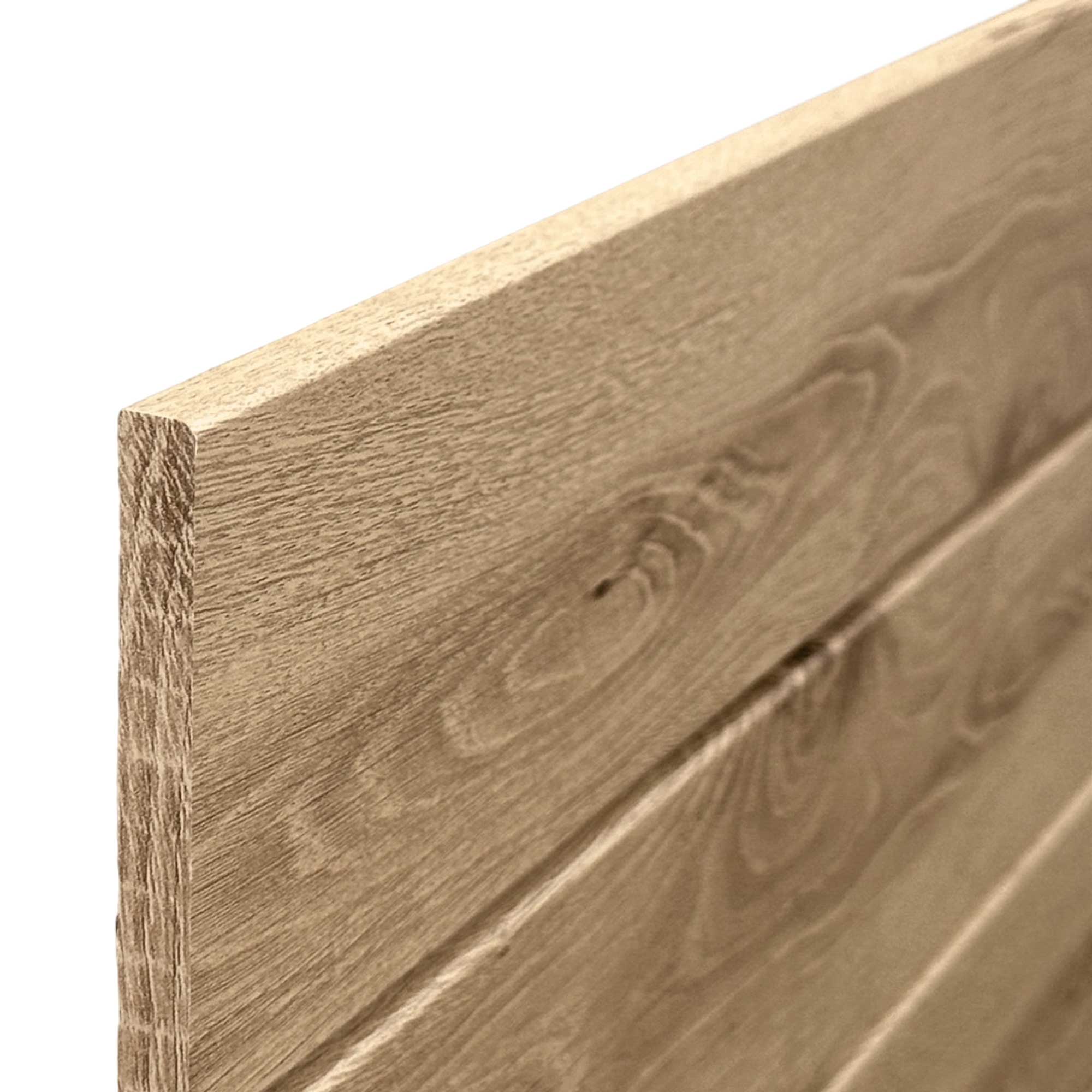 DHOME Cabecero de Madera reciclada DM Estilo Palet Horizontal Cama Palets Herrajes incluidos (150cm, Cambrian Madera) - 5