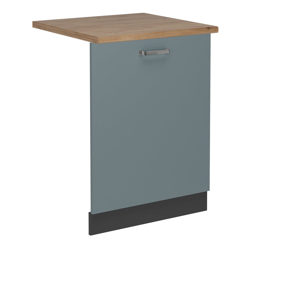 Vicco Panel przedni zmywarki R-Line, Niebiesko-szary, 60 cm , BP Dąb