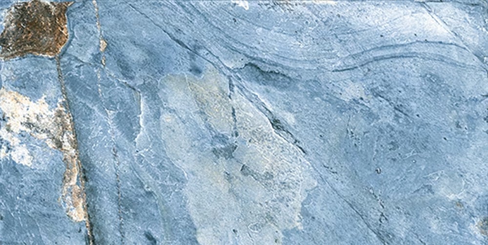 Carrelage sol extérieur / piscine effet Pierre de Bali Météor Mix bleu R11 30x60 cm - Réflex Boutique - 3
