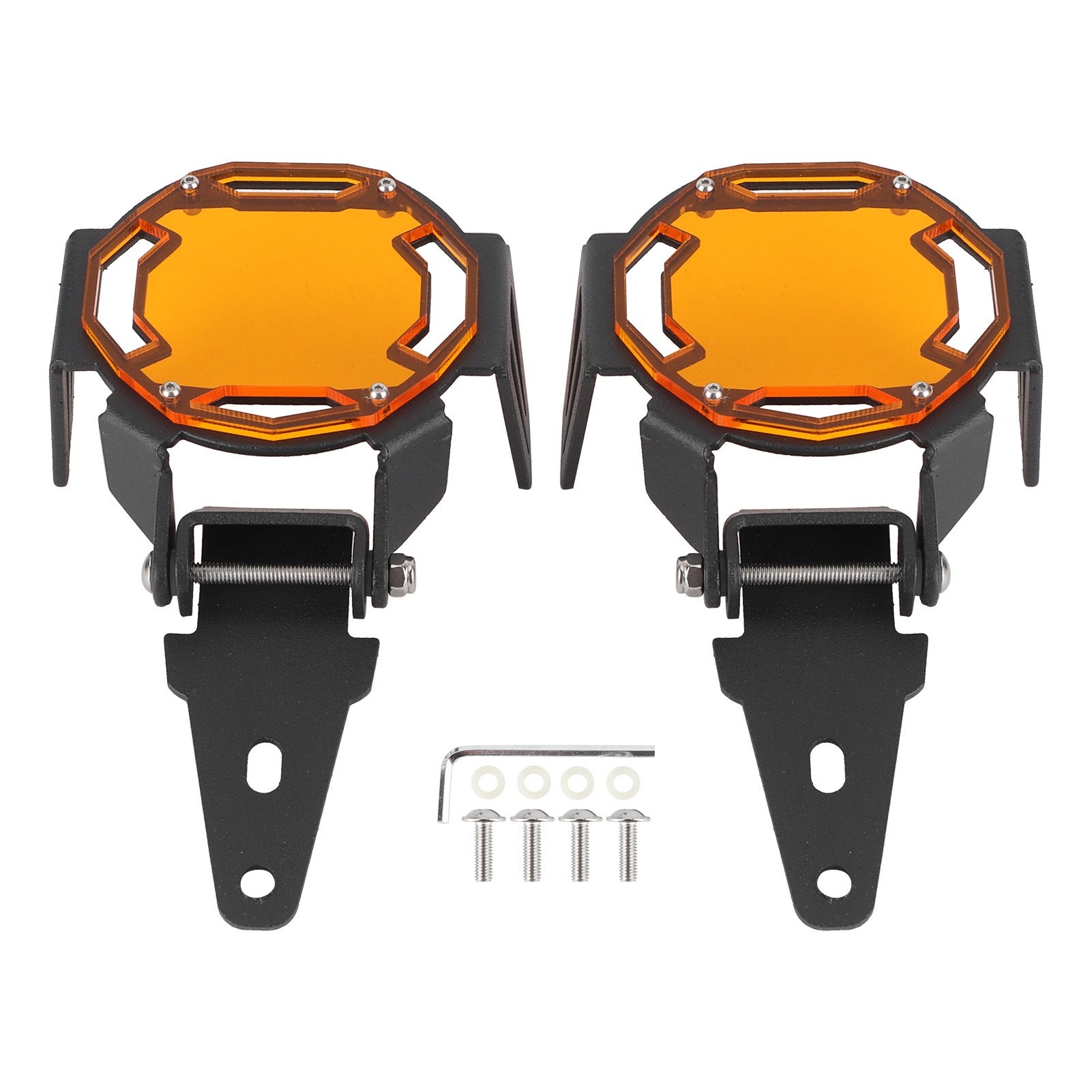 NWpangu Phares Moto LED Antibrouillard 30W 3600LM – 4 Modes, Étanche IP67, 12-24V Pour Moto, ATV, UTV, SUV, Camion (Paire)