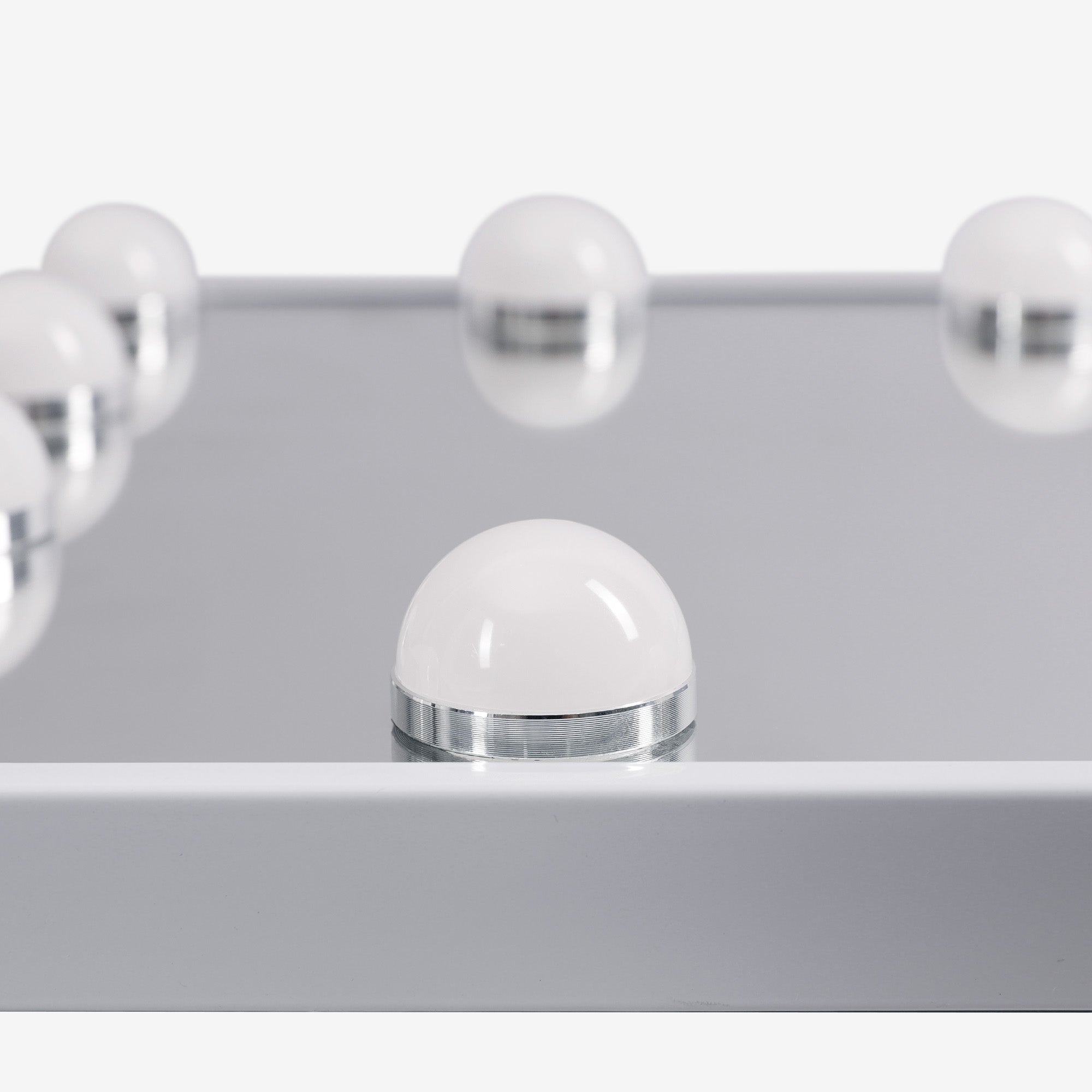 Miroir de maquillage Hollywood lumineux LED coiffeuse - 30 x 41 cm - 5