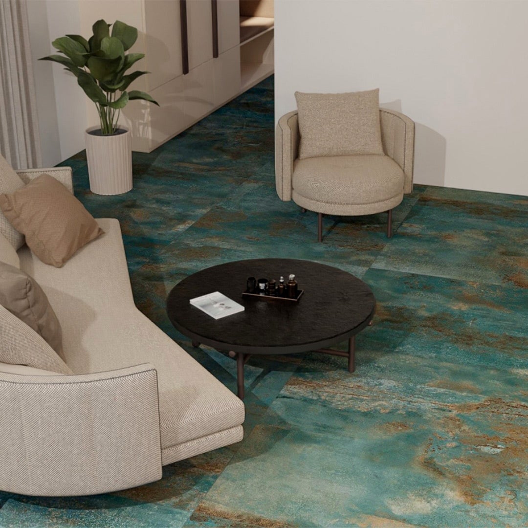 Rustiron Verde - Metallo - Piastrelle 80x80 cm 9 mm - EFL 2003 80x80 MATT R9 9 mm - 3