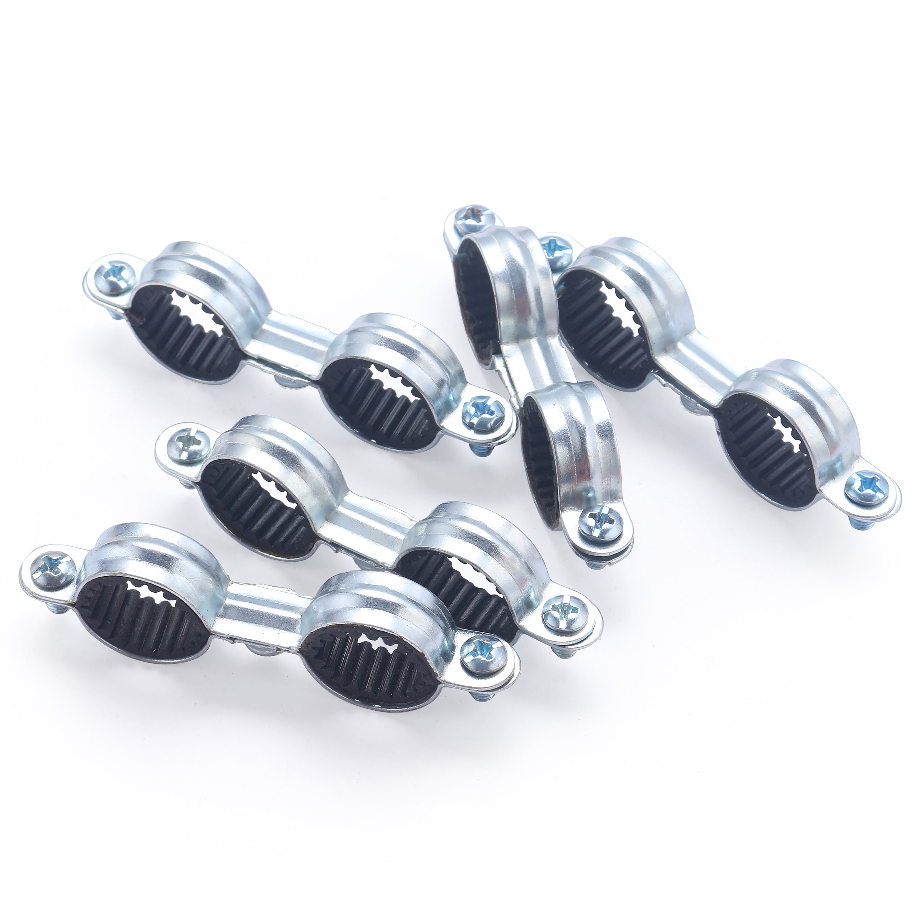 Collier Double Isophonique de Fixation x5 pour Tube Plomberie Ø18 NOYON ...