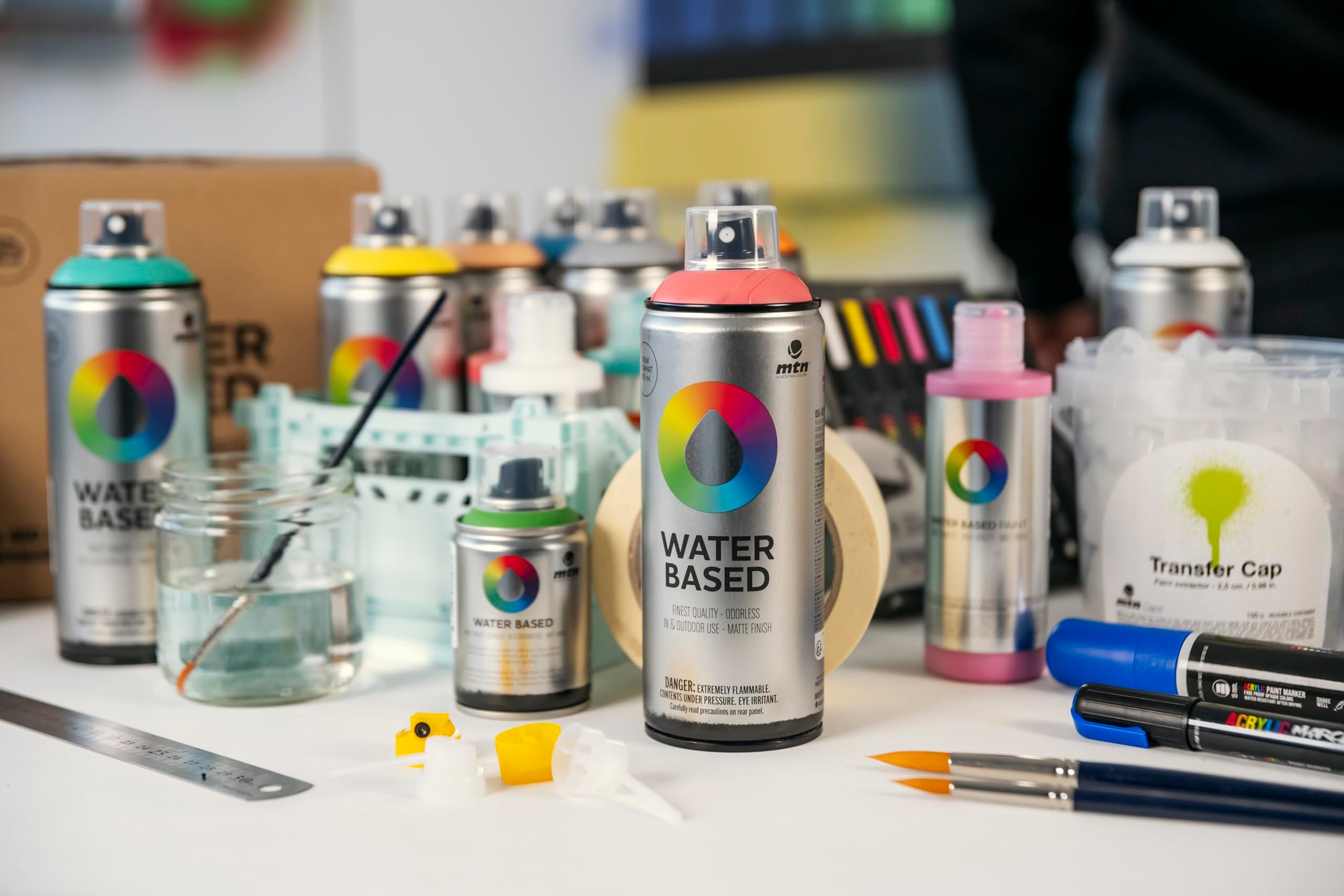 MTN Water Based RV-29 Blu Artico, Spray Base Acqua 400ml - 2