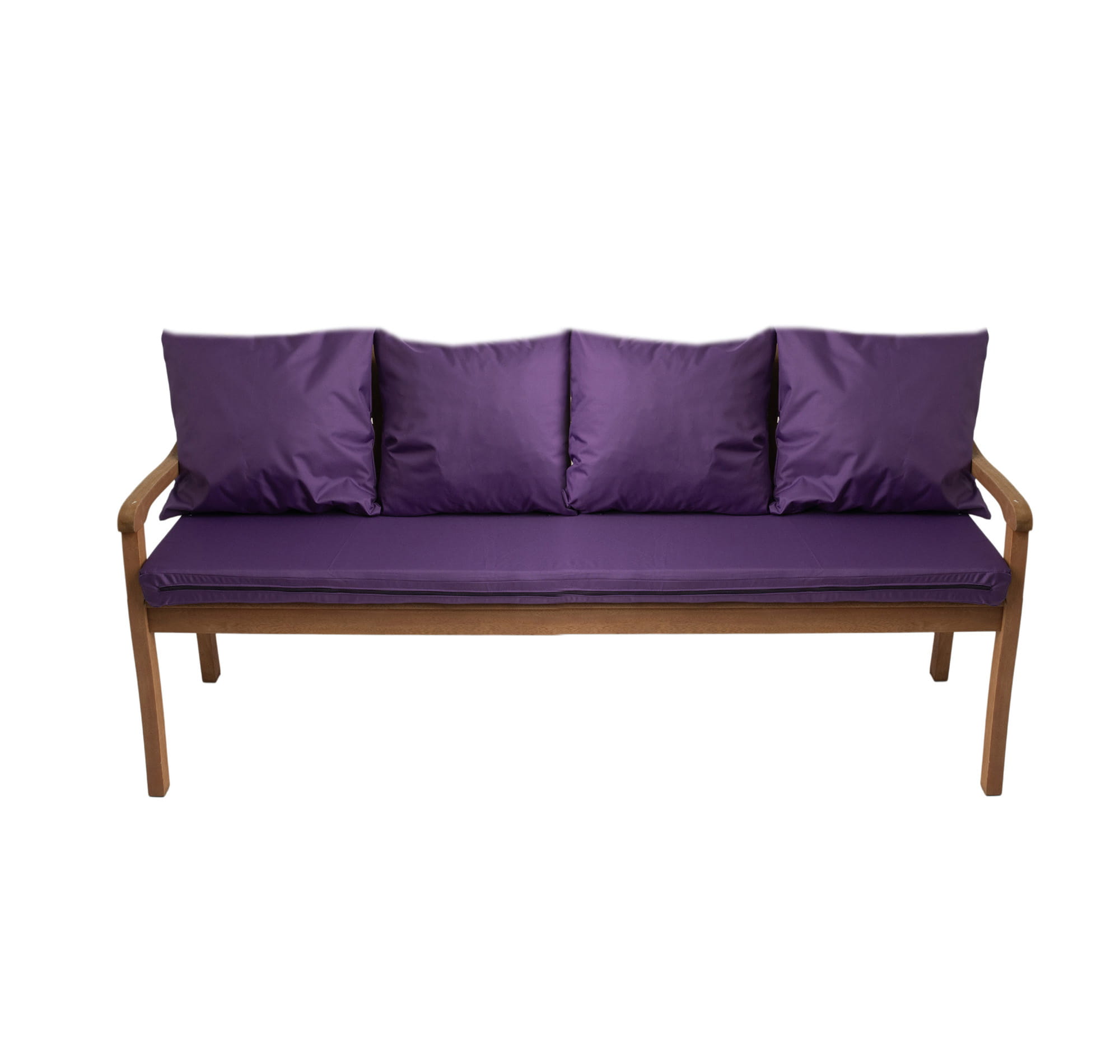Coussin Banc Jardin 3 Places 8cm Épaisseur - Matelas Remplacement 55x160 Cm Intérieur Extérieur