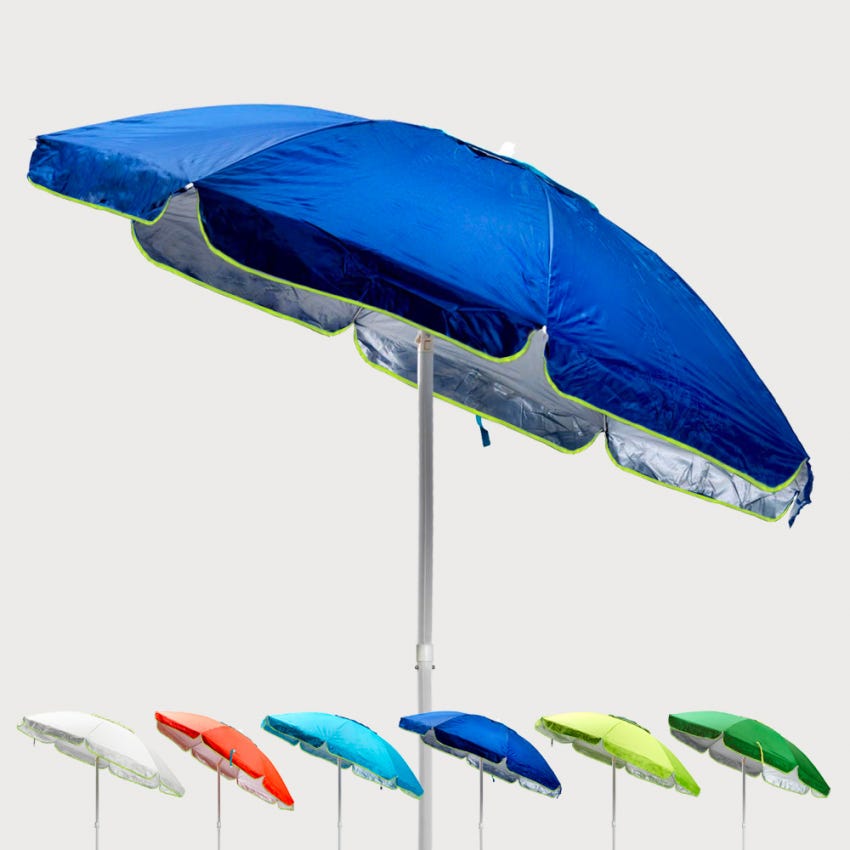 Ombrellone Da Spiaggia 220 Cm Antivento Resistente, Ombrello Mare Ombrellone Da Spiaggia 220 Cm Antivento Resistente, Ombrello Mare