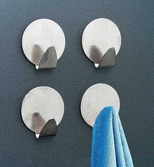 Okrągłe metalowe haczyki samoprzylepne do domu sztuki do łazienki i kuchni haczyki samoprzylepne ścienne na różne przedmioty wieszak ręczniki haczyk