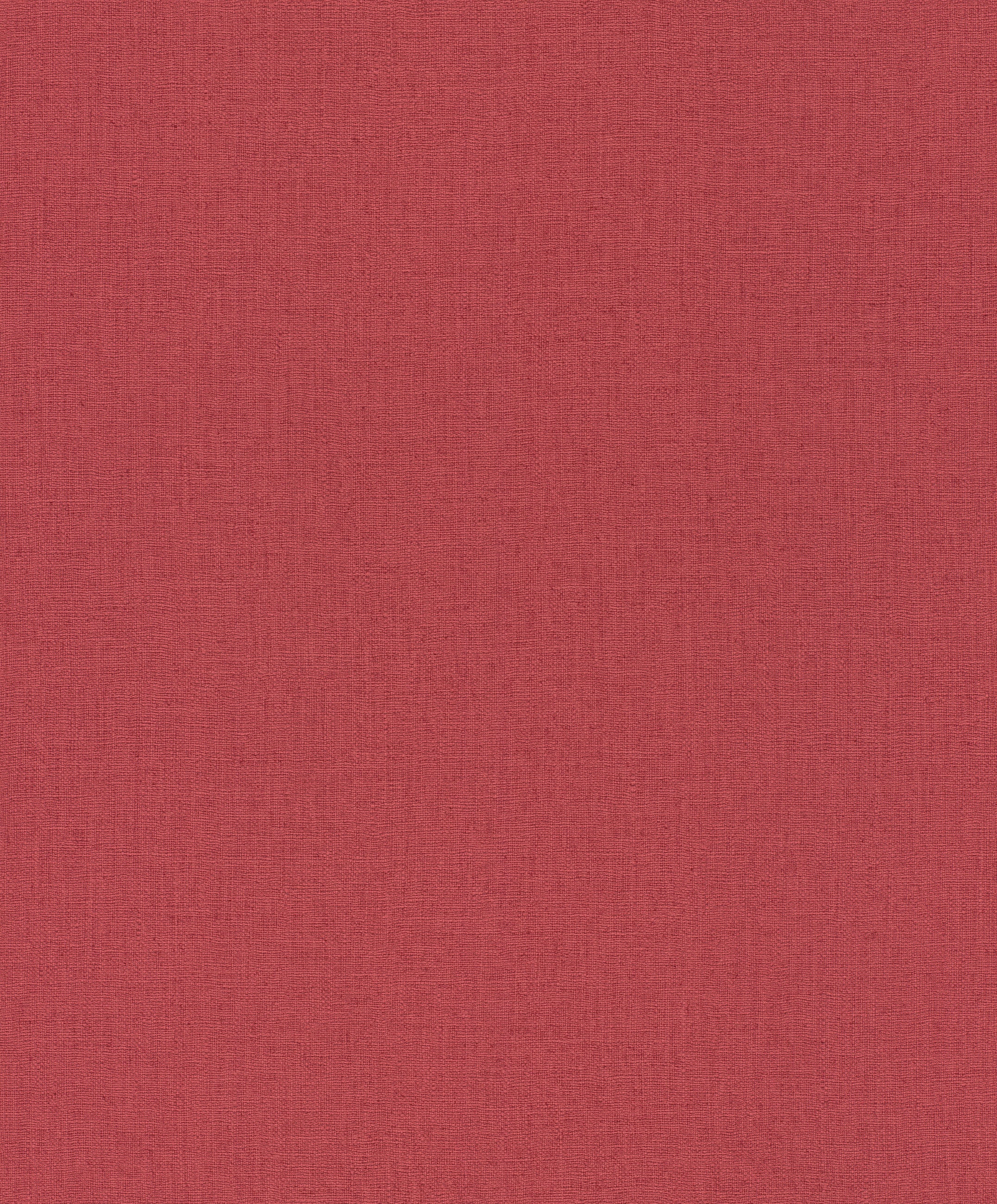Papel pintado rasch 560190 - papel pintado no tejido de un solo color con estructura de lino fino en rojo