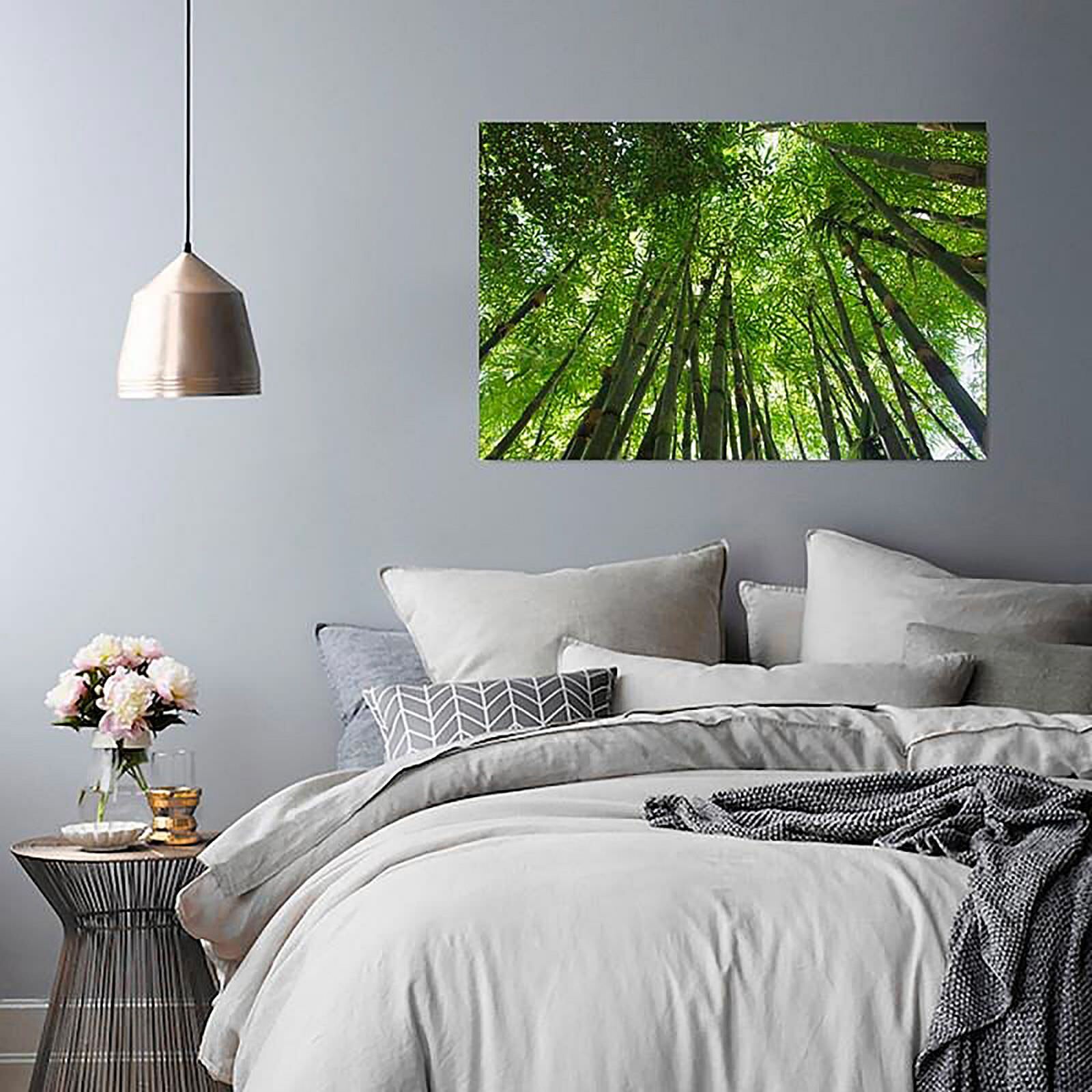 Tableau bois une bambouseraie - 40 x 30 cm - 2