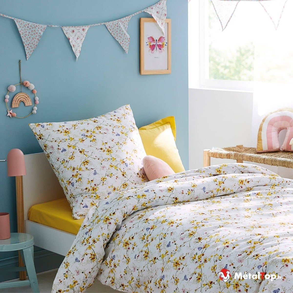 Peinture Chambre Enfant - Metaltop - Bleu acier - RAL 5011 - Pot 15L - 6