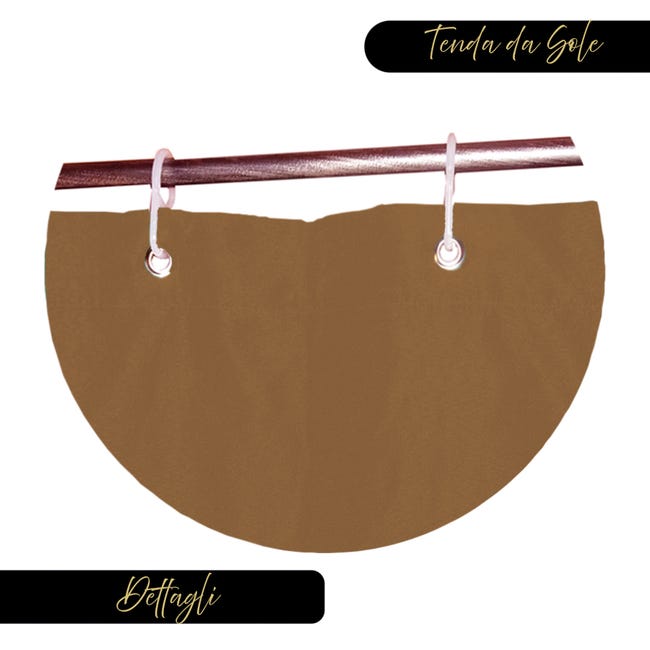Tenda da Sole ad anelli per Esterno a Caduta, resistente alle Intemperie per Porta Balcone Veranda Tinta Unita Blu 200x300 | Leroy Merlin Tenda da Sole ad anelli per Esterno a Caduta, resistente alle Intemperie per Porta Balcone Veranda Tinta Unita Blu 200x300 | Leroy Merlin