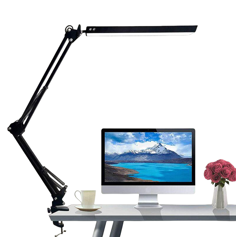 Ochronna lampka biurkowa LED do oczu Kreatywna lampka biurkowa USB do szafki nocnej w akademiku studenckim (czarna) Biała