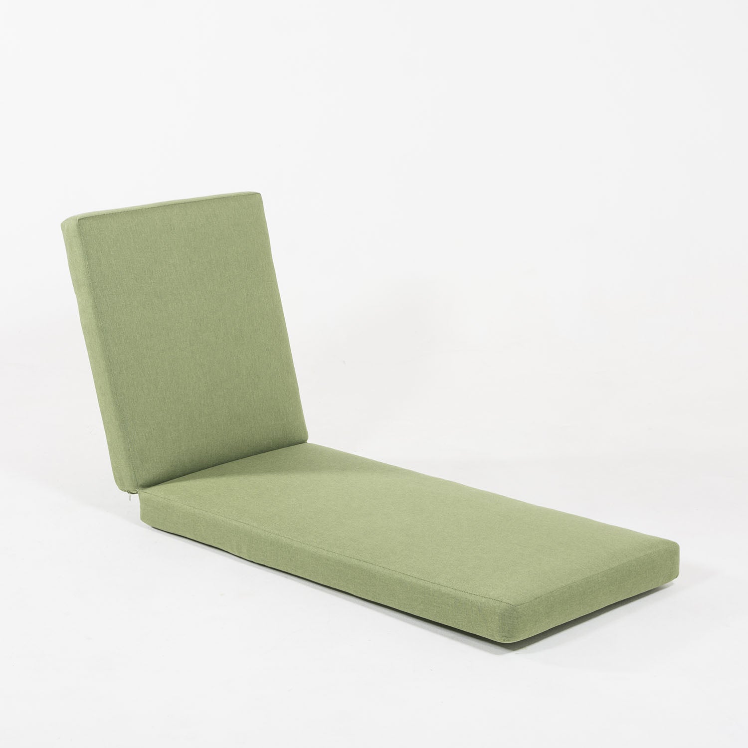 Cojín repelente al agua para exterior en poliéster verde 200 g 69+121x60x10 cm - 3
