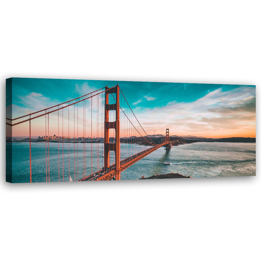 Obraz na płótnie, Most Golden Gate 90x30