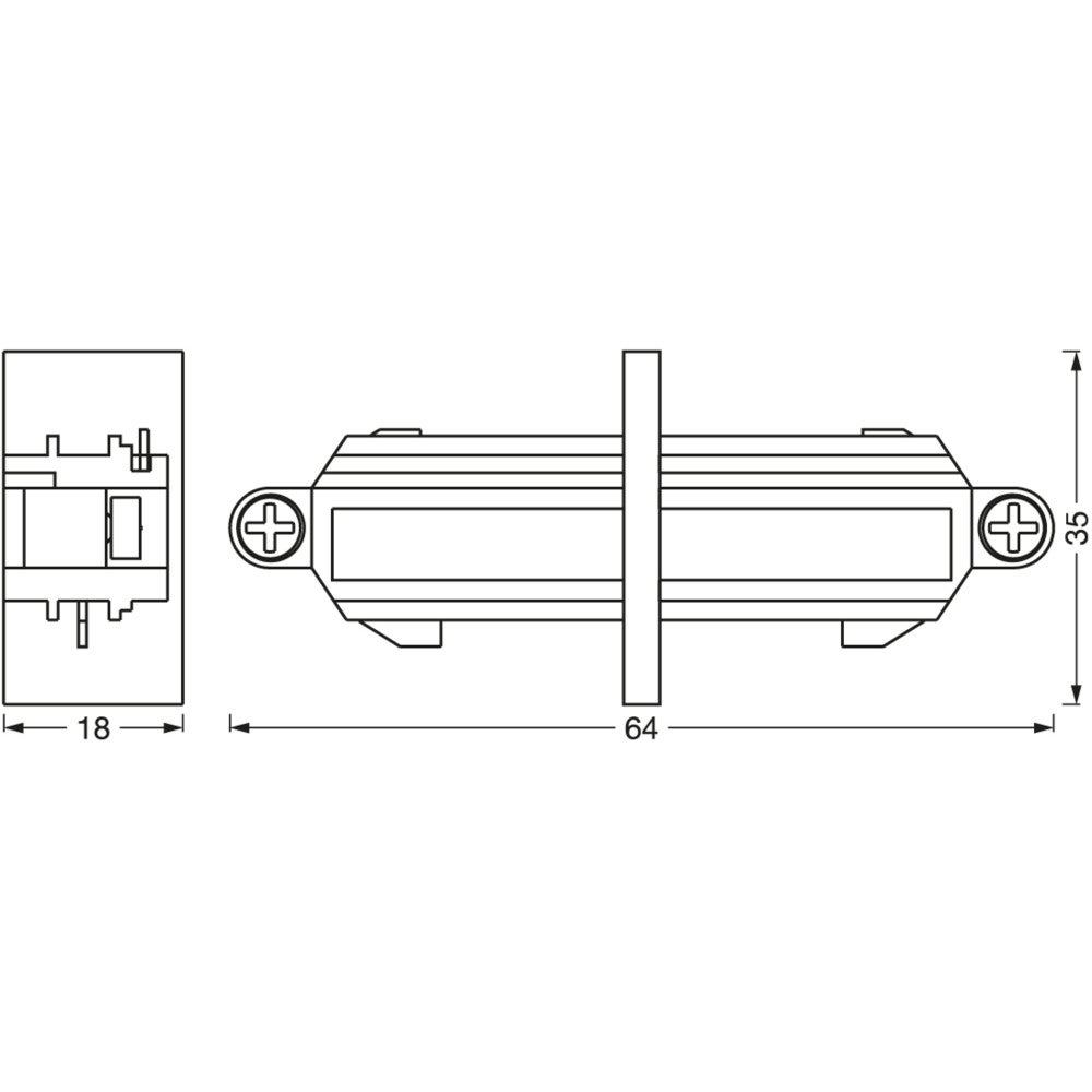 Connettore lineare per accessori per illuminazione a binario LED Ledvance - 3