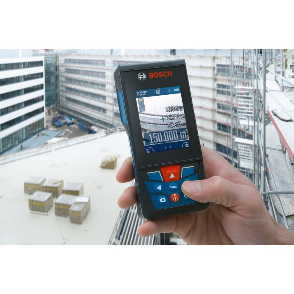 Bosch GLM 150-27 C Professional - Miernik Laserowy - 150 m - Bluetooth 0.601.072.Z00 - 7
