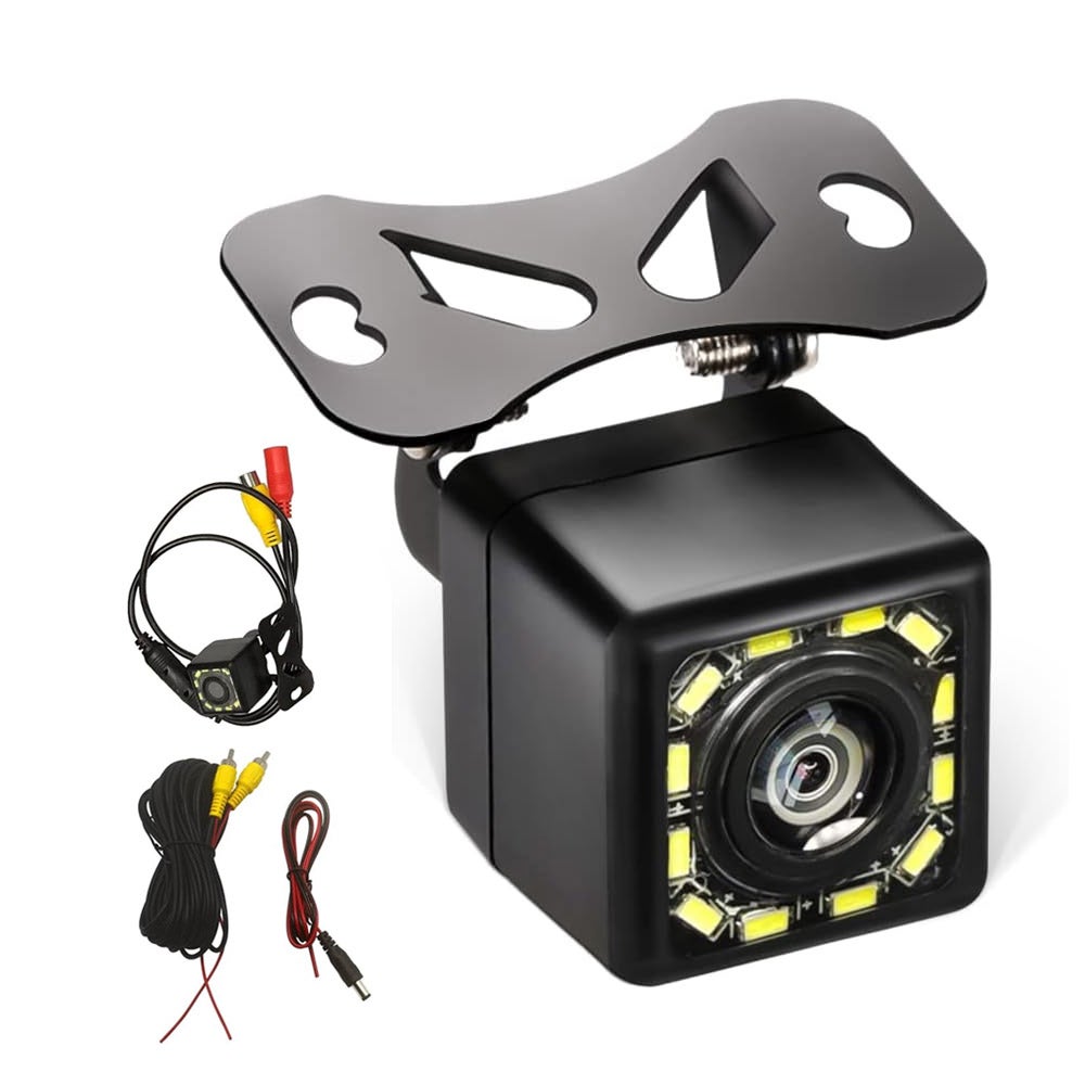 Caméra De Recul AHD 1080P Grand Angle 180° Étanche IP68 - Universelle Voiture SUV Camion Camping-Car