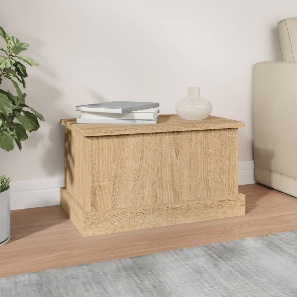 Boîte de rangement chêne sonoma 50x30x28 bois d'ingénierie - 3