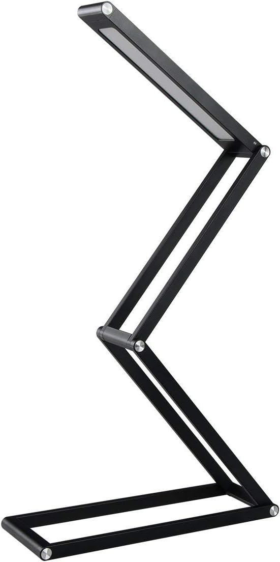 Lampka biurkowa LED, składana aluminiowa lampka nocna, bezprzewodowa, ładowana przez USB, 3 poziomy jasności, w zestawie kabel USB, idealna do