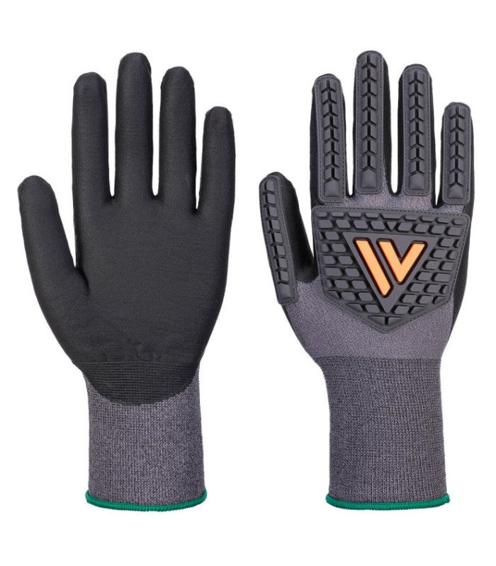 GRANBERG Gants Protection Chocs & Chimiques Taille 11 – Paire Gants Résistants Pour Travail Industriel Et Atelier