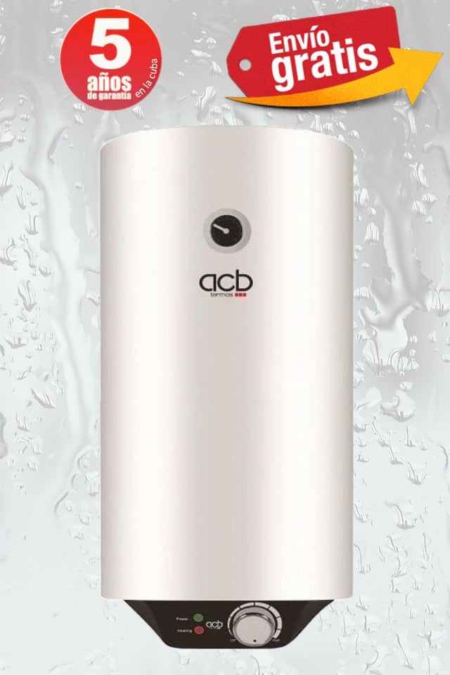 TERMO ELÉCTRICO ACB 80 L, CLASE ENERGÉTICA 